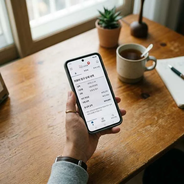 건강보험 진료비 명세서 확인 방법