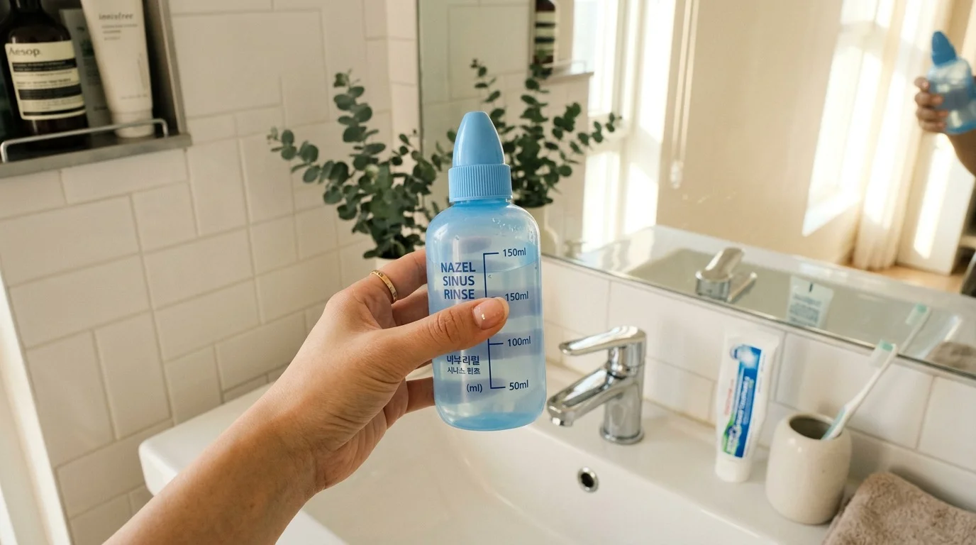 미세먼지 심할때 코 세척 방법