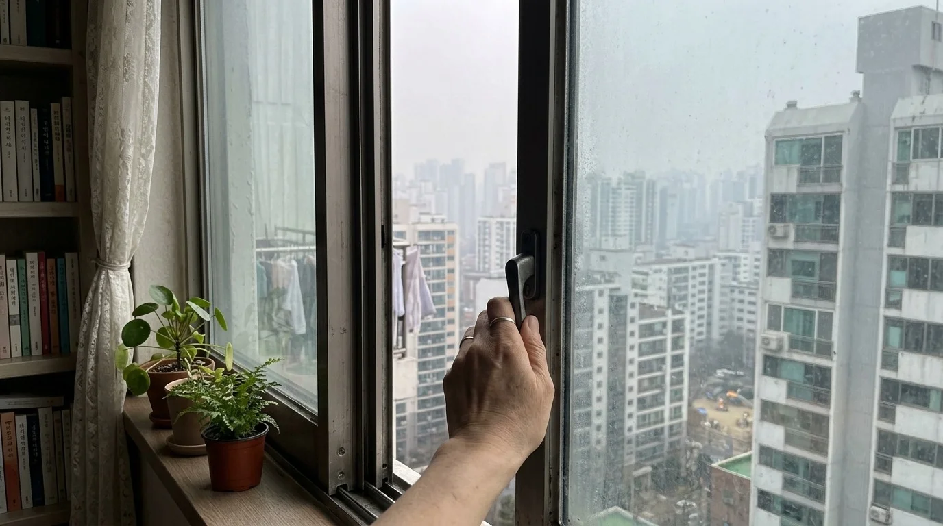 미세먼지 심할 때 실내 환기
