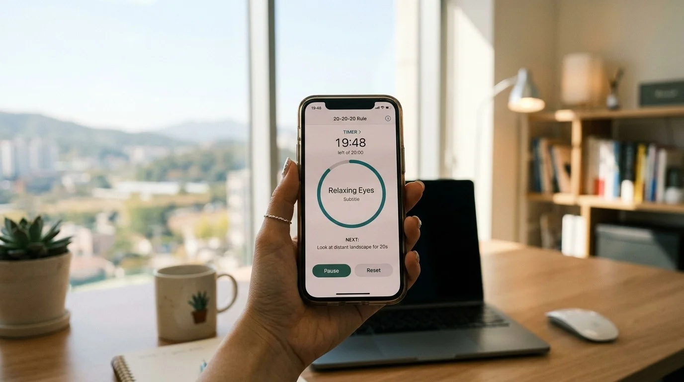 눈 피로 개선 안구 운동 방법