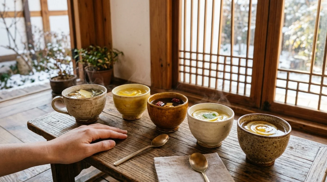 겨울철 감기 예방 차 추천