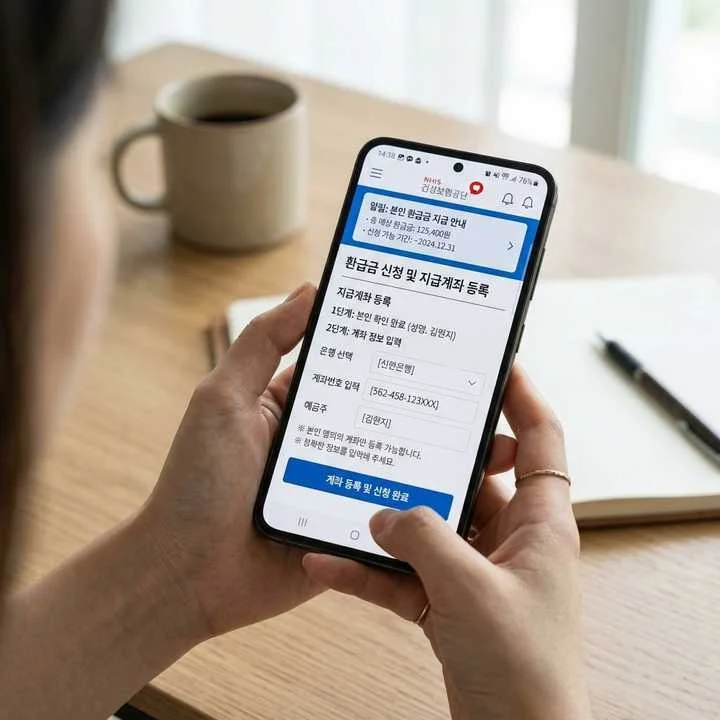 건강보험료 환급금 조회 방법