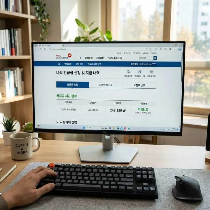 건강보험료 환급금 조회 방법