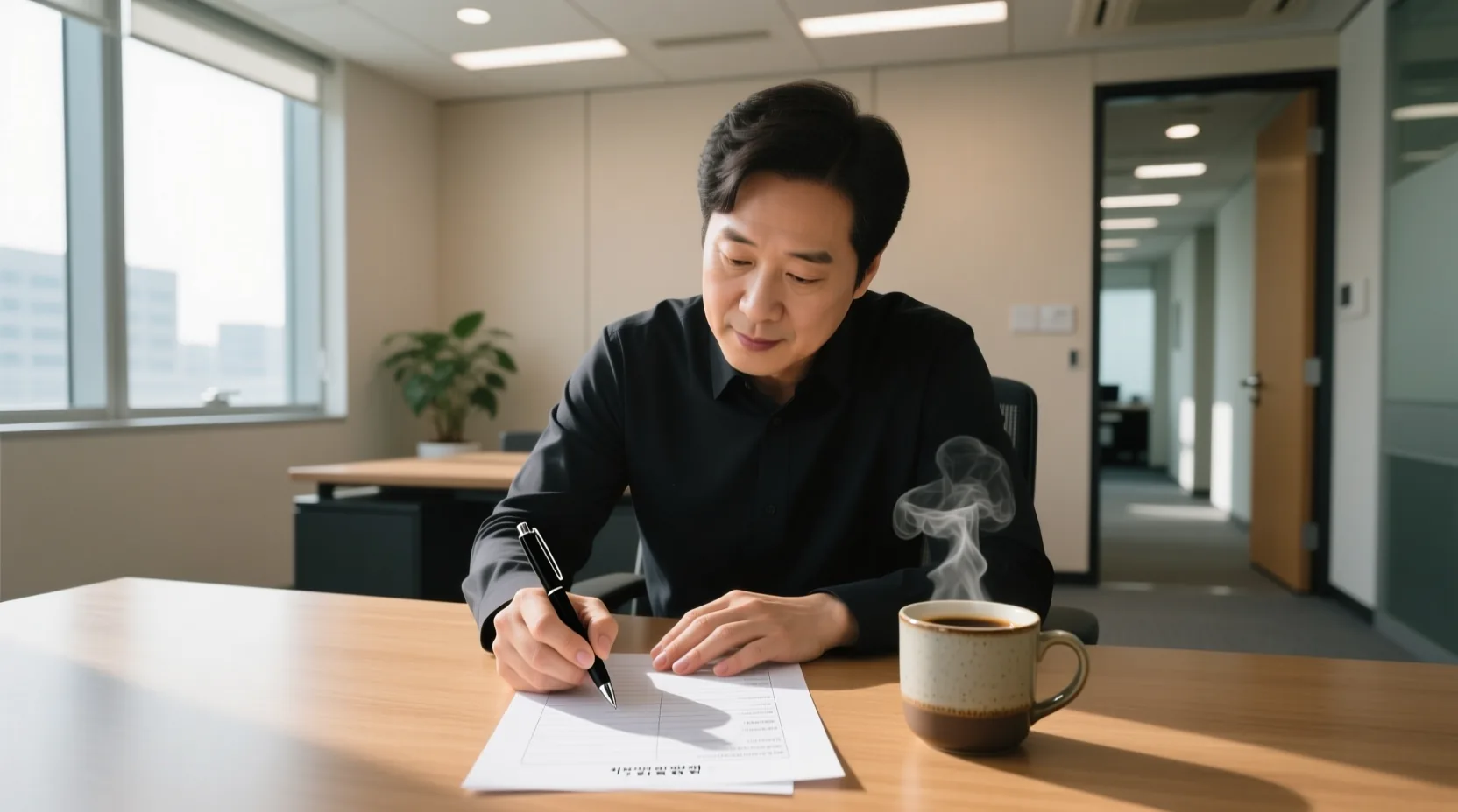 지자체별 한방난임치료 지원금액과 자격 기준 신청 시 보건소에서 신청서를 작성하는 모습