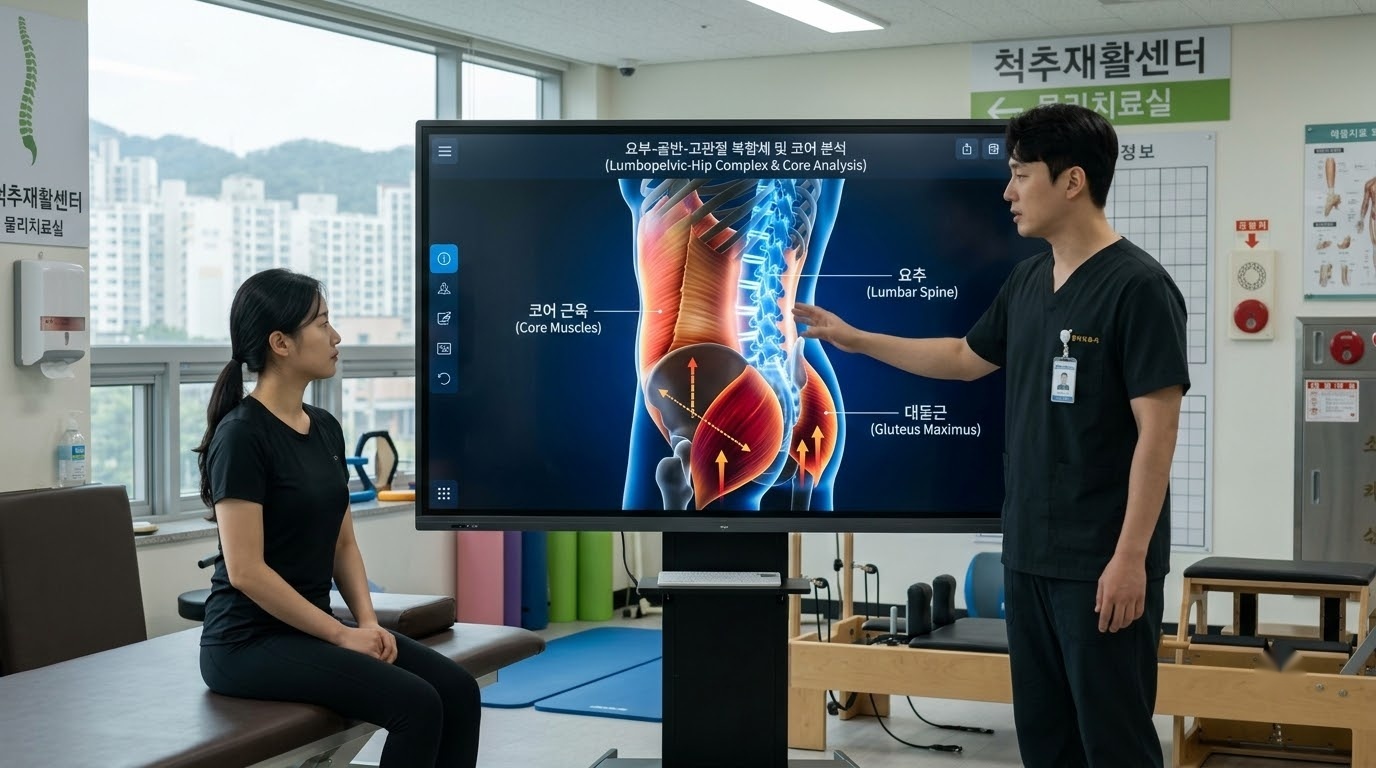 허리 통증 잡는 코어 근육 강화! 침대에서 하는 초간단 브릿지 운동 3단계 비교 분석 인포그래픽